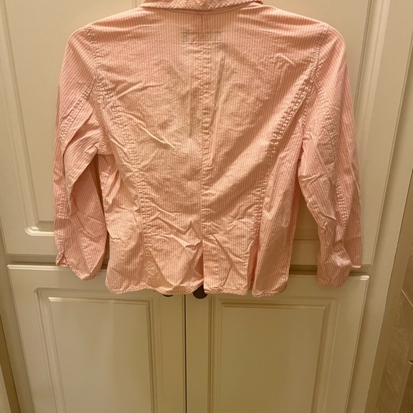 Calvin Klein beautiful stripped, front button, 3 button, outside pockets - Picture 3 of 8